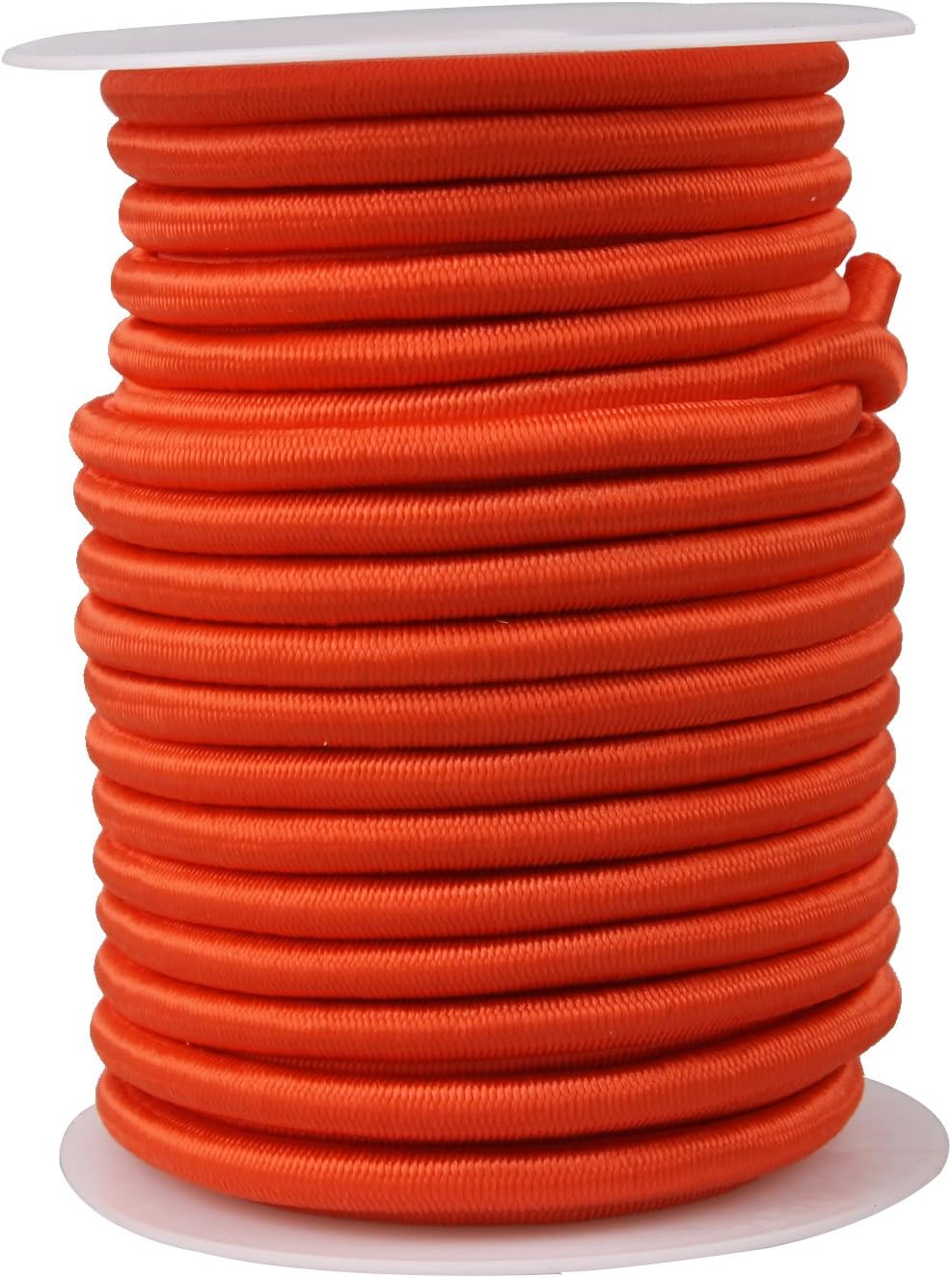 CARTMAN 1/4" Elastic Cord Crafting Stretch String, 40kg x 50ft, with 4 More Hooks, Black Color: Automotive