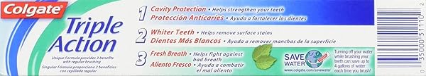 COLGATE TRAVEL SIZE TOOTHPASTE, MULTICOLOR, TRIPLE ACTION, 2.5 OUNCE