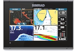Simrad GO9 XSE Con Transductor Montaje in Espejo de Popa Med/Hi Downscan y amp; Cuadro de descubrimiento C-Map