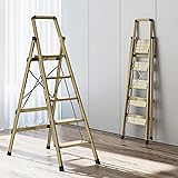 HEVID 5 Step Ladder, Portable Folding Step Ladder