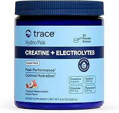 Trace Minerals Creatine + Electrolytes Powder - Creatine and Mineral Hydro Pak Supports Hydration, Brain, Muscles, and Endura