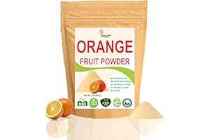 INDUS FARMS SUPERFOODS Indus Farms 100% Natural Orange Fruit Powder, 1 LB, Nutritious Flavor for Baking, Citrus Food Flavoring, Vitamin C, Smoothies, Instant Beverages, Salads, Powdered Mixes, GMO-Free, Vegan