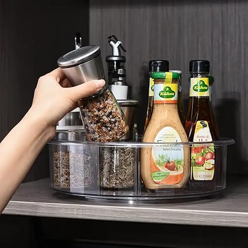 MadeGlad Lazy Susan Rotating Turntable Spice Rack Organizer, Large
