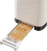 Russell Hobbs Inspire 2 Slice Toaster Extra Wide Slots 6 Browning 1050W White view 5