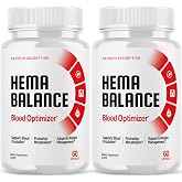 Hema Balance Blood Optimizer Capsules , HemaBalance 2-Pack , 120 Capsules | Hema Balance Advanced Formula Vitamin Supplement Supporting Health and Wellness Naturally with Premium Ingredients