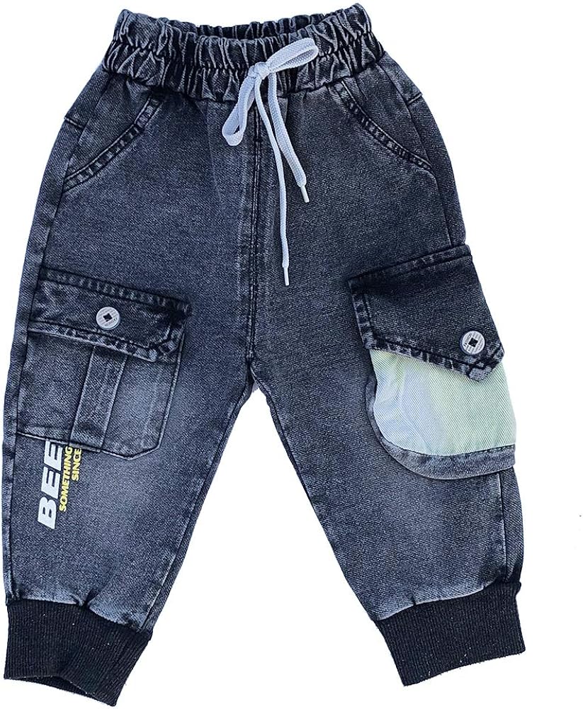 Peacolate 6M-4Years Baby&Infant Boys Jeans Pocket Soft Denim Pants: Clothing