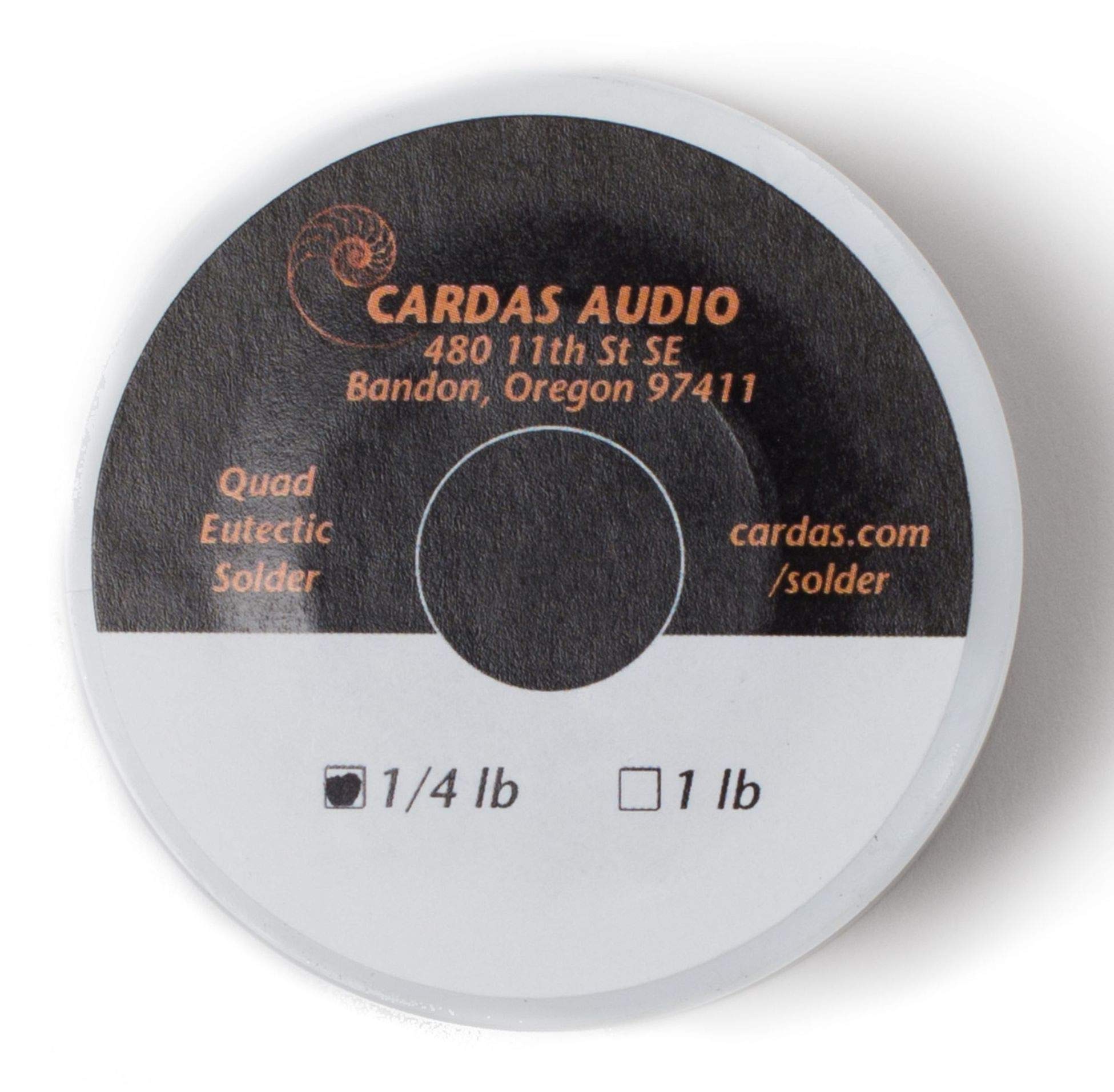 Cardas Soldering Wire Quad Eutectic Silver Solder with rosin flux 1/4