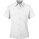 Red Kap Women's Short Sleeve Specialized Pocketless Work Shirt