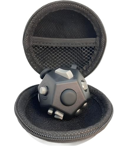 ZURU Fidget Cube Original De Antsy Labs – Cubo Antiestrés Con 6 Funciones (rodar, Hacer Clic, Girar, Respirar, Desplazar Y Cambiar), Blanco, Para Adultos Y Niños +3 Años