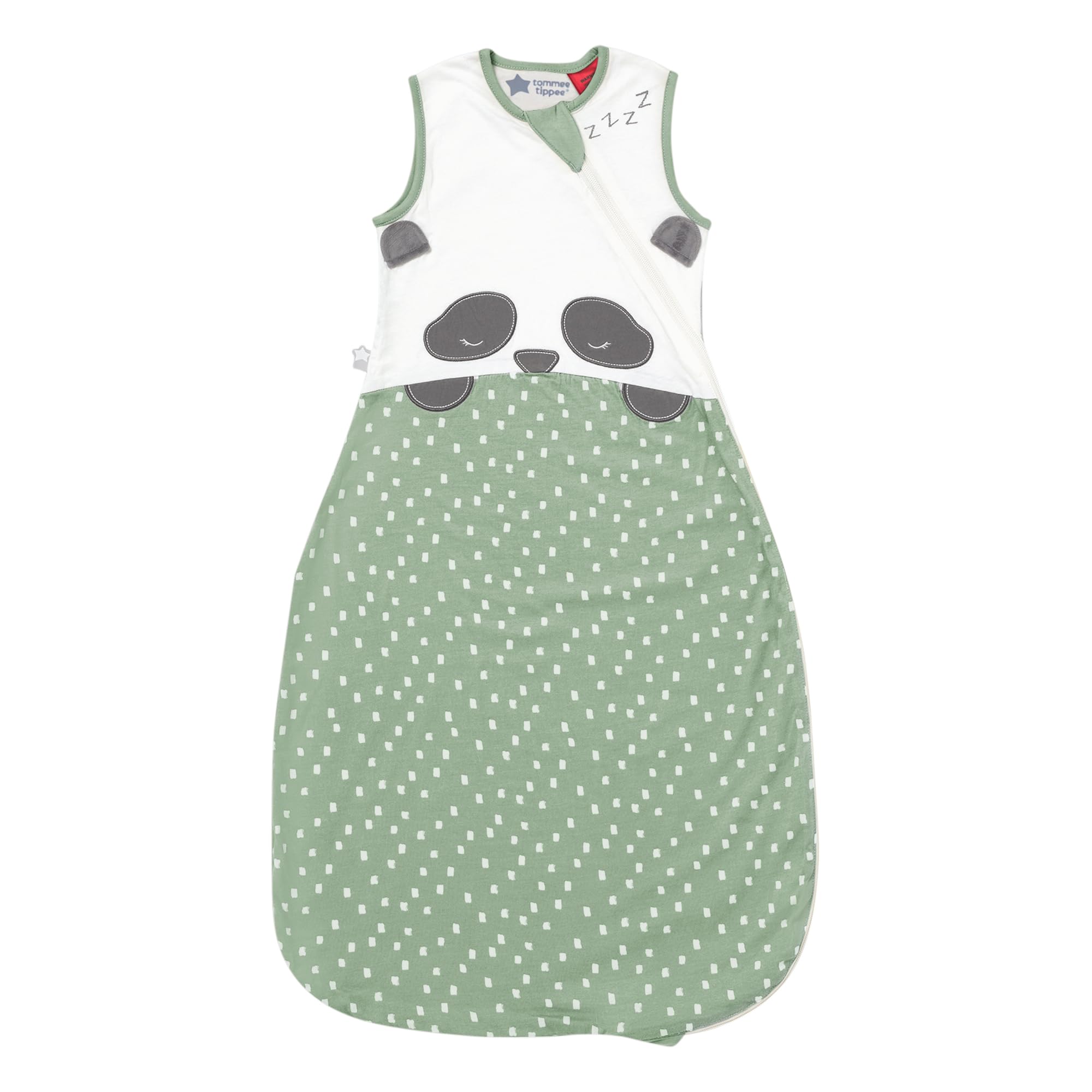 Tommee Tippee Baby Sleep Bag, 18-36m, 2.5 Tog for 16-20°C, Sleeping Pip, Hip-Healthy Design, Soft Cotton-Rich Fabric, Open Arm Sleeping Bag, Bottom to Top Zip
