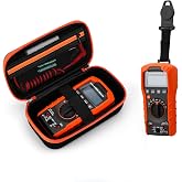 Hard Caser Bundle with Magnetic Hanger Strap Replacement for Klein Tools MM400/MM325/MM300/MM200/ET140/MM720 Digital Multimeter by KingSung