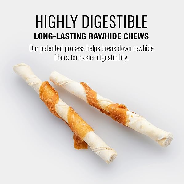 GOOD ‘N’ FIT TWIST STICKS MADE WITH REAL VENISON, 15 COUNT, TREAT YOUR DOG TO LONG-LASTING AND HIGHLY DIGESTIBLE RAWHIDE CHEWS