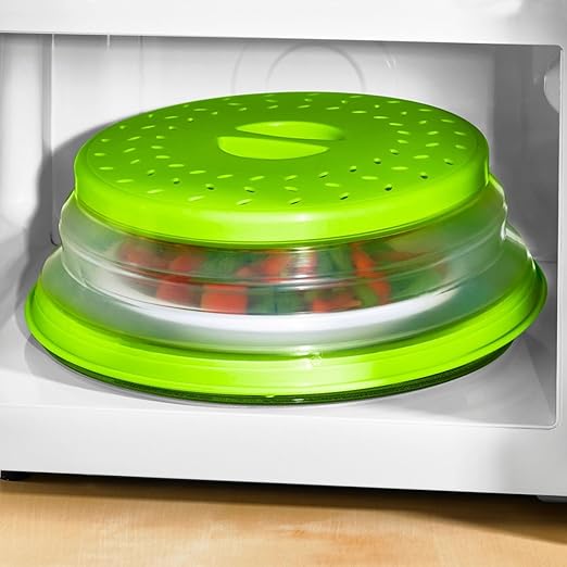 Compra My Home Plegable Tapa para microondas, Color Verde en Amazon.es
