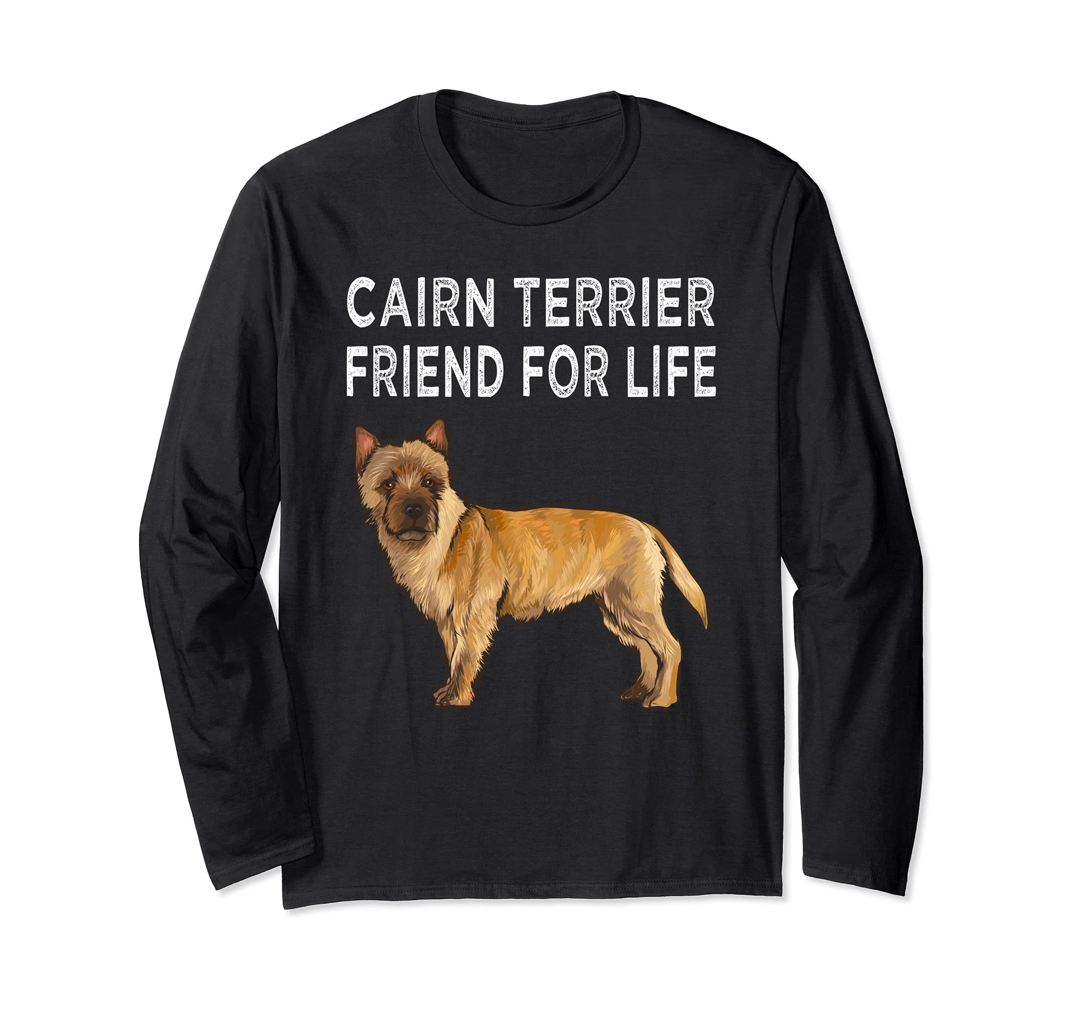 Cairn Terrier Friend For Life Dog Friendship Long Sleeve T-Shirt