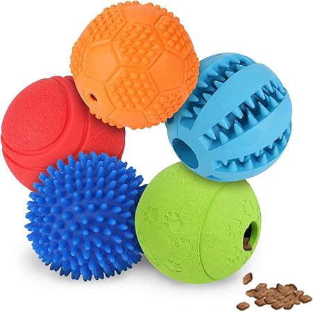 Slopehill 5 Interactive Dog Toys Balls 