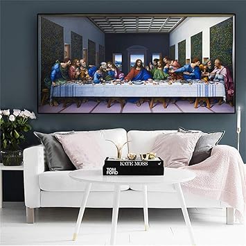 Amazon Com Yjffbh The Last Supper By Leonardo Da Vinci Famous
