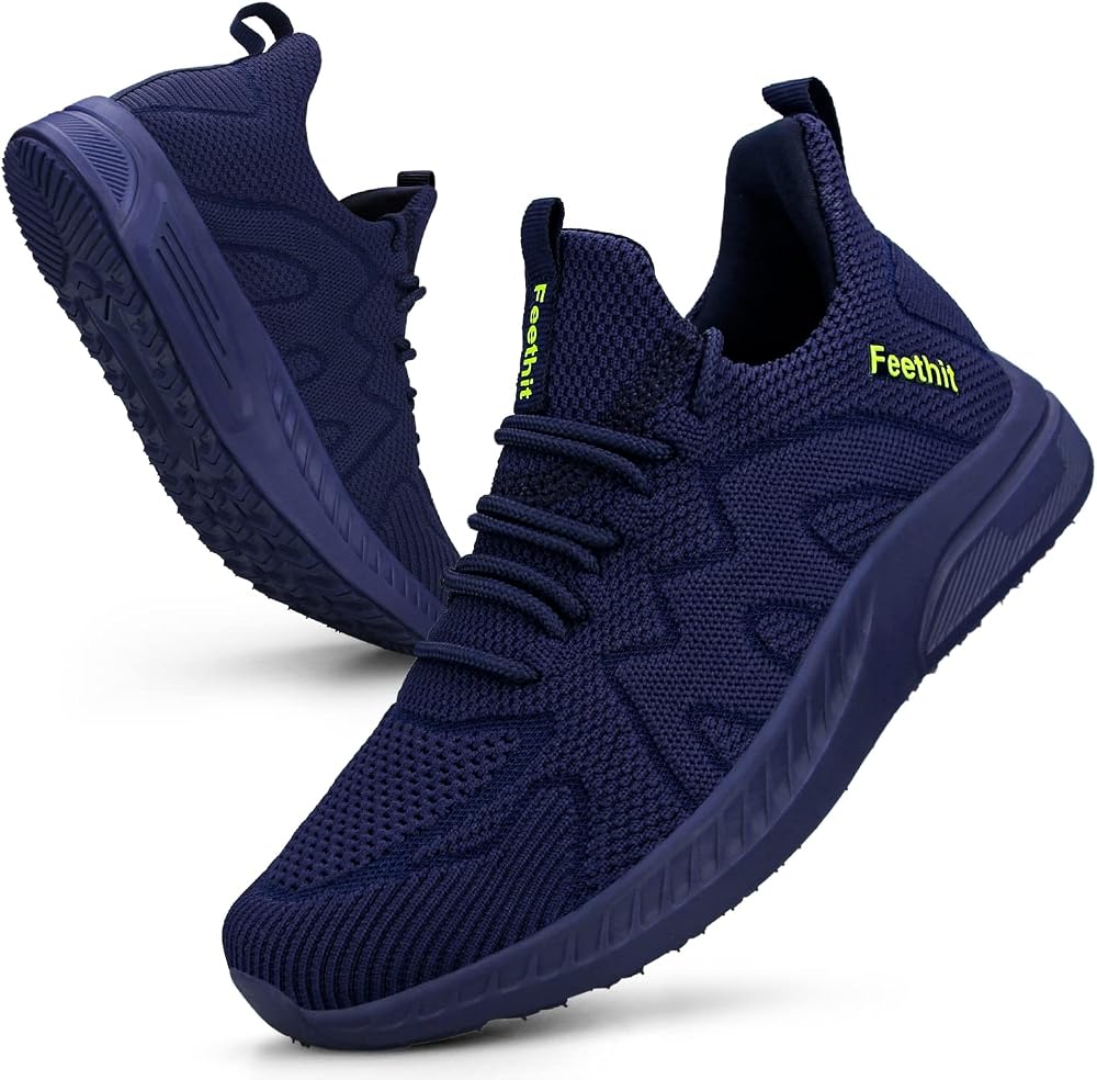 Feethit Women Trainers Casual Sneakers Lightweight Breathable Blue 8