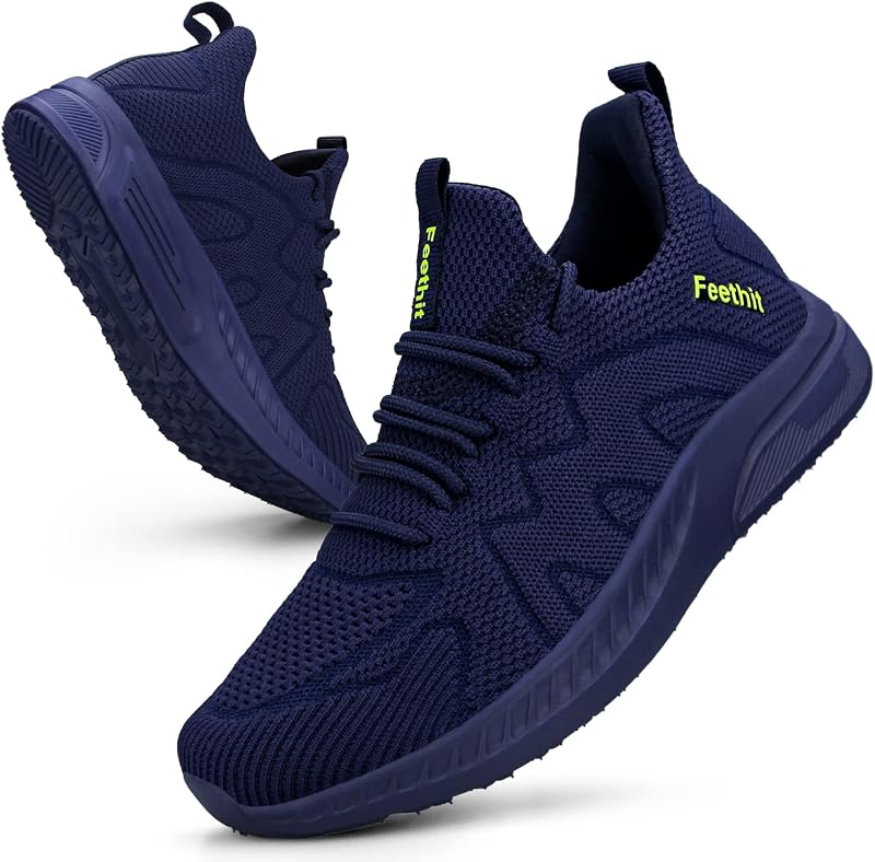 Feethit Women Trainers Casual Sneakers Lightweight Breathable Blue 8