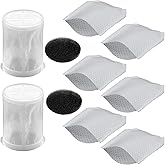 Aolleteau A-50463 A-50728 Filter Compatible with Makita Cordless Vacuums XLC02RB1W, XLC02ZB, CL070D, CL100D, CL106FD, CL110D, CL140FD, CL141FD, CL180FD, CL181FD (2 Pack HEPA & 6 Pack Cloth Filter)