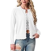 GRECERELLE Cardigan Sweaters for Women Lightweight Crewneck Button Down Soft Knit Dressy Cardigans 2026