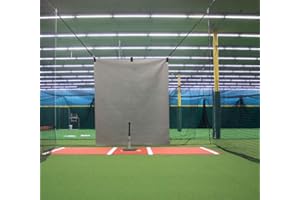 GARAGE BATTING CAGE COMPANY 5' x 6' Vinyl Heavy Duty Baseball Batting Cage Backstop - Professional Hitting Facility BACKSTOPS - Since 2004 (GBCC)