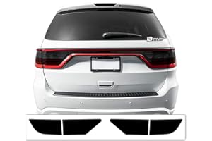 BOGAR TECH DESIGNS Tail Light Tint Kit Compatible with and Fits Dodge Durango 2014-2025, Dark Smoke