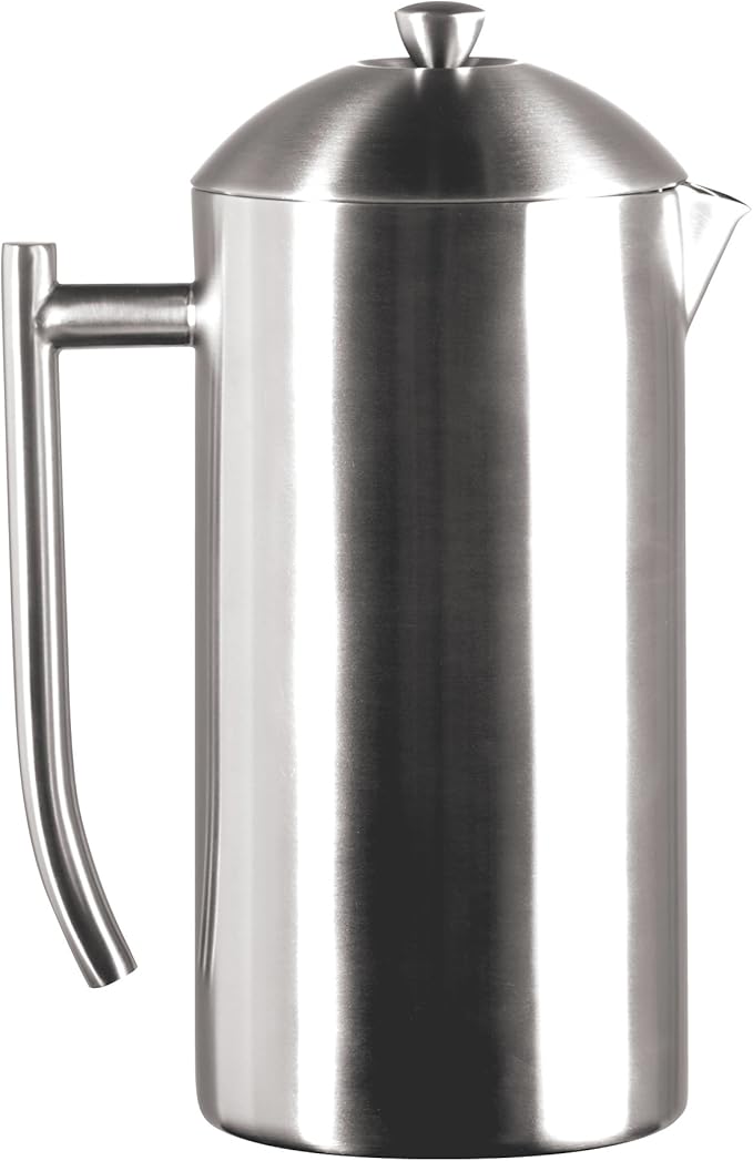 Frieling Brushed 18/10 Stainless Steel French Press in Frustration Free