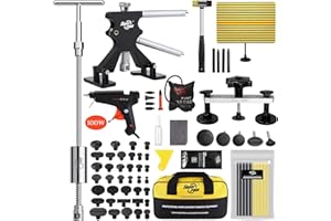 Super PDR Paintless Dent Removal Tools, Dent Repair Kit, Dent Puller Kit for Complete Auto Dent Repair Toolset, Fixing Dents Caused by Hail or Collision on Car Surfaces, Remove Big Dents Small Dents
