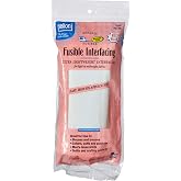 Pellon Fusible Interfacing 15&rdquo; x 3 Yards &ndash; Lightweight Sew-in Interfacing for Sewing, Quilting &amp; Craft Projects &ndash; White Polyester