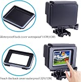 Suptig Waterproof Case for GoPro Hero 4 3+ 3 Black Housing Underwater 147ft view 3