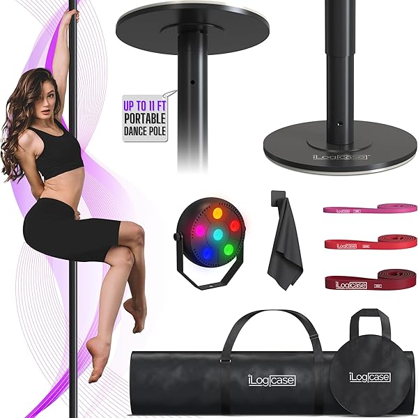 Amazon.com: X-Pole 45mm Pink Powder Coated X-Pert Dance Pole (Spin