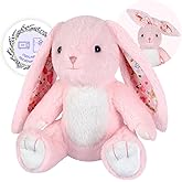 SuzziPals Heatable & Coolable Bunny Stuffed Animal, Microwavable Heating Pad Stuffed Animal for Soothing & Relaxation, Lavender Scented Bunny Plush Toy, Rabbit Gifts for Kids