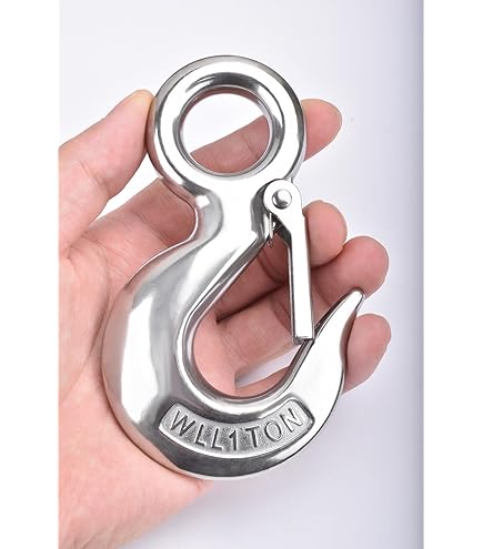 2PCS Crane Swivel Hook,Grab Hook,Clevis Slip Hook, 304 Stainless Steel - View #9