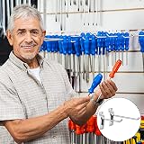 MYOYAY 100x 15cm Slatwall Hooks 3KG Load 4.2mm Thick Metal Pegboard Display view 7