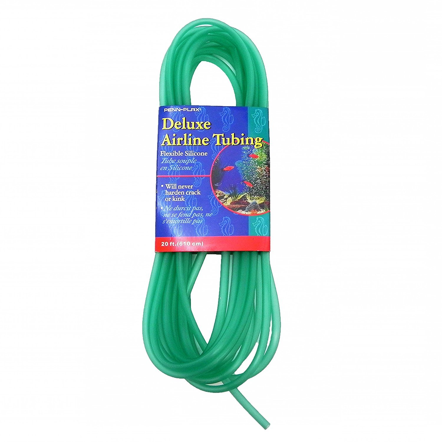 PennPlax Deluxe Silicone Flexible Airline Tubing for Aquariums, 3/16