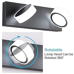 SOLFART LED Vanity Light White Round Acrylic 2