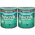 Minwax Polycrylic Protective Finish,1 Quart,Matte 2 Pack,622224444-2