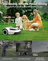 Robot Lawn Mower with Max 180m Stable Boundary Wire
