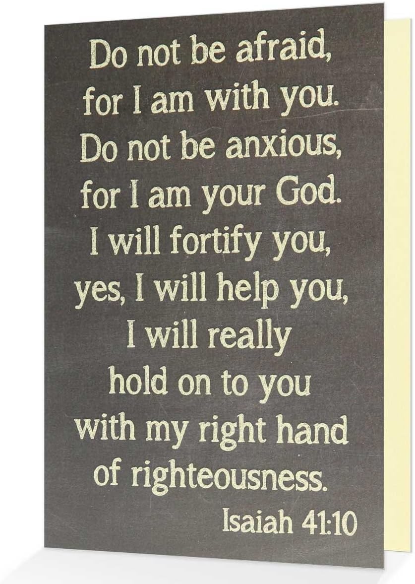 scripture do not be afraid for i am with you
