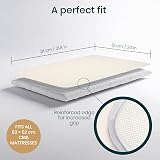Tutti Bambini Crib Mattress Protector for CoZee Bedside Cribs 100% Waterproof view 4