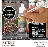 The Army Painter Psycho Brush Detail Paint Brush Rothmarder Sable Hair view 2