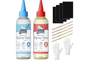 DINGSEN Golf Club Epoxy - Waterproof & Extra Strength - 5 Minute Golf Shaft Repair - Quick Cure Golf Epoxy for All Golf Shafts, Golf Heads, Drivers, Putters, and Irons，Ideal for Clubhouse & Home
