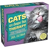 Cats Are Cheaper Than Therapy 2026 Day-to-Day Calendar: More Than 365 Cats