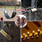VIDETOL 15m 5mm 304 Stainless Steel Chain Heavy Duty Black Welded Link for view 6