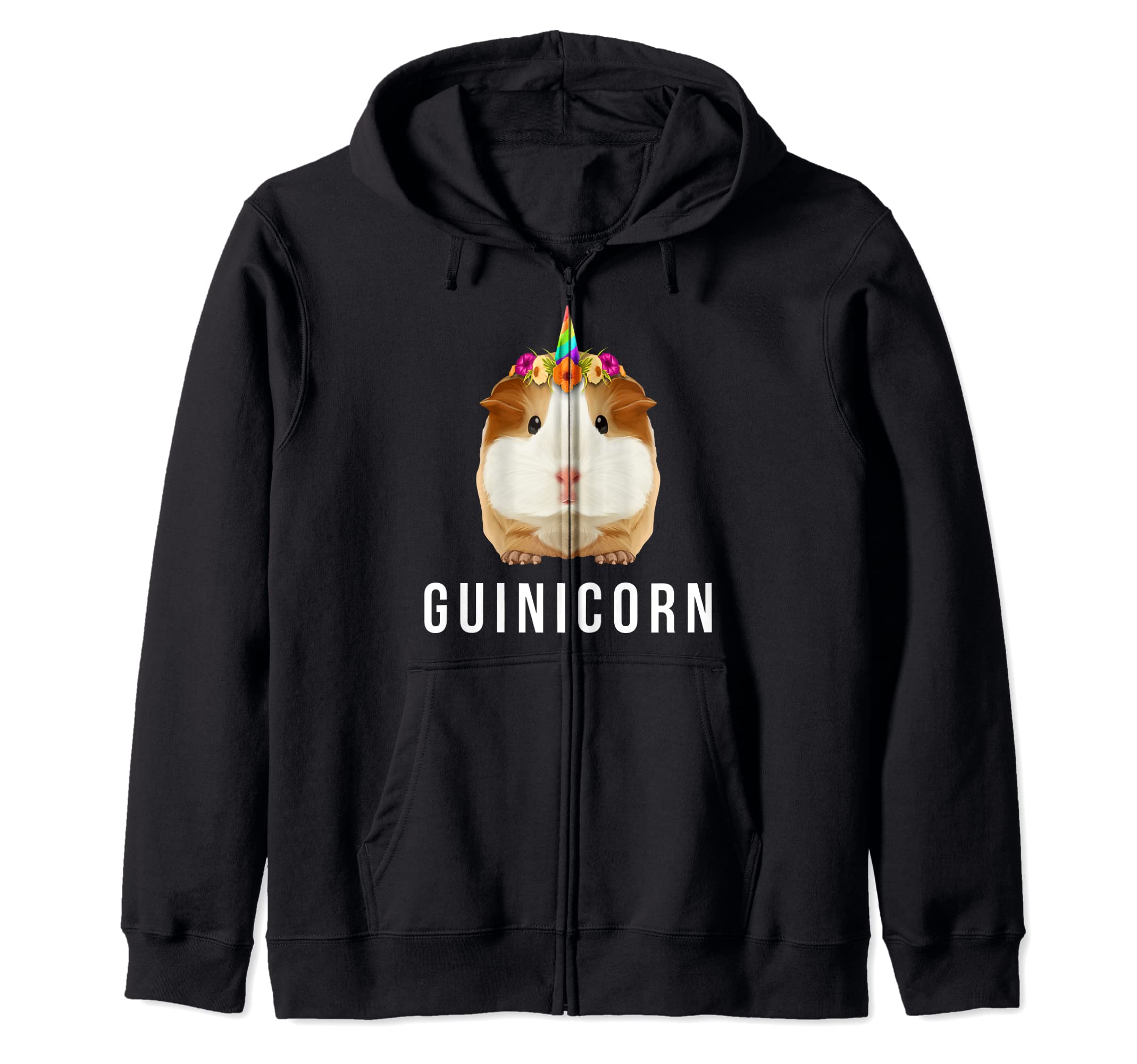 Guinea Pig Unicorn Guinicorn Clothing Accessories Guinea Pig Zip Hoodie