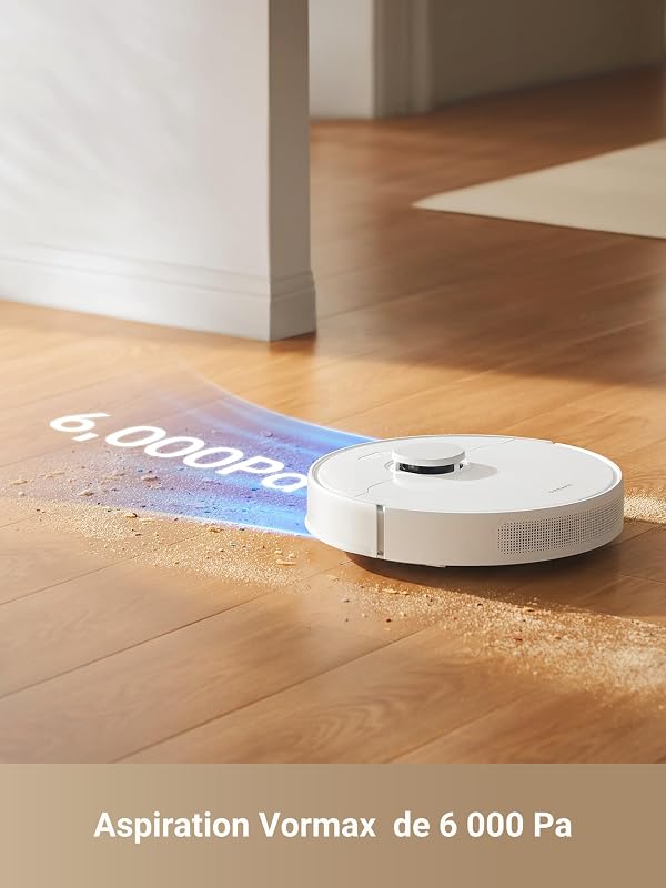 D10 Plus Gen 2 Robot aspirateur Laveur, Station vidage Auto. 90 j