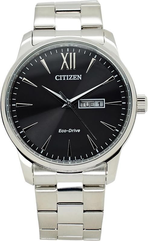 Orologio Analogico al Quarzo Uomo con Cinturino in Acciaio Inossidabile BM8550-81E