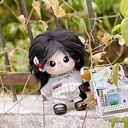 niannyyhouse 20cm Plush Doll Girl Humanoid Stuffed