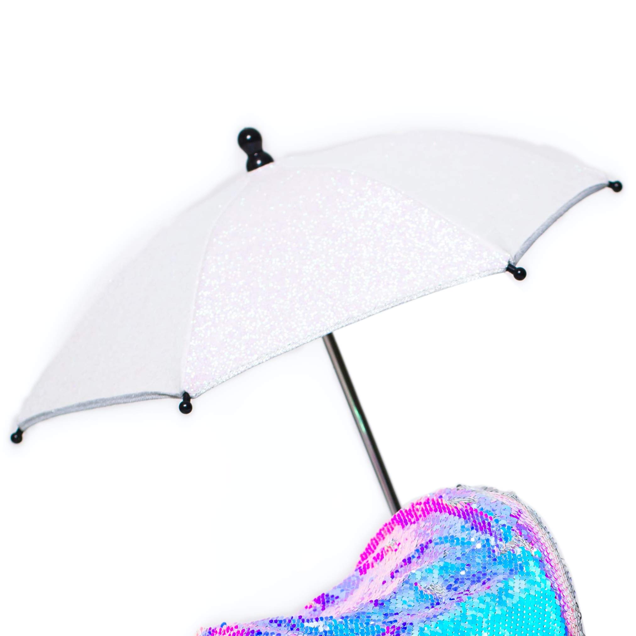 Roma Dolls Pram Parasol, Universal Pram Compatibility, Adjustable Clamp, Stylish & Durable Dolls Umbrella, Baby doll & Dolls Pram Accessories, Ages 3+ (Polly) โ image 1