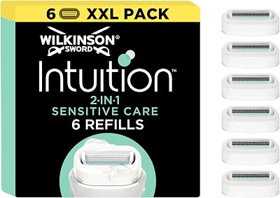 Wilkinson Sword Intuition Sensitive Care Razor Blade Refills 6 Pack Aloe Vera